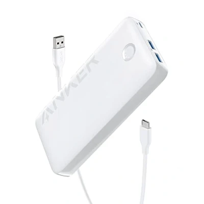 Image de Batterie Externe Anker 335 PowerCore 20K, Chargeur Portable 20W avec Charge Rapide USB C pour iPhone 13/12 Series, Samsung, iPad Pro, AirPods, Apple Watch et Plus(Blanc)
