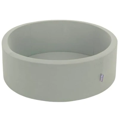 Image de KiddyMoon Piscine À Balles pour Bébé Rond 90X30/Sansballes Fosses Boules Jouet Enfant, Sauge