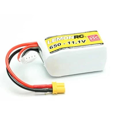Image de LemonRC Batterie LiPo pour modélisme 11,1 V 650 mAh Nombre de cellules : 3 35 C Softcase XT30