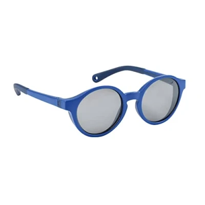 Image de BÉABA, Lunettes de soleil pour Enfants 2 4 ans, Protection 100% UV CAT 3, Latérale, Confort Optimal, Branches ajustables 360, Bleu Mazarine