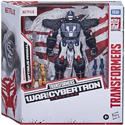 Image de Transformers Netflix War for Cybertron Optimus Primal and Rattrap (F0976)