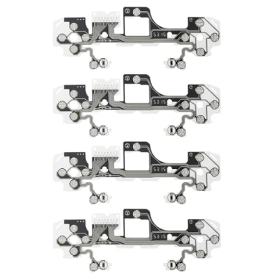 Image de ECSiNG 4pcs Film Conducteur de Remplacement Poignée Clavier Tampons Réparation Contrôleur Flexible Membrane Compatible avec PS5 BDM 030 V3 DualSense