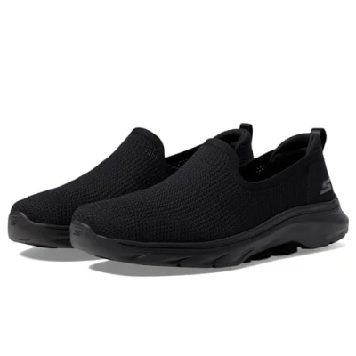 Image de Skechers Performance GO WALK 7 SLIP ON Chaussures de course, Femme, Taille: 42, Black Textile