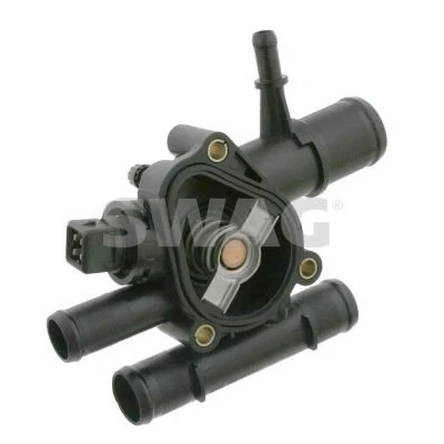 Image de SWAG 60 92 4157 Thermostat d&#039;eau 83 avec joint d&#039;étanchéite Matière plastique boîtier RENAULT: CLIO 2, TRAFIC 2 Kasten, Bus
