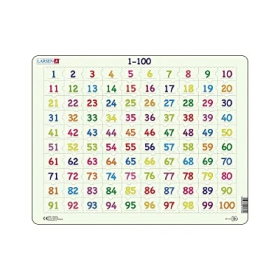 Image de Larsen AR10 Apprendre à Compter: nombres de 1 100, Puzzle Cadre avec 100 pièces