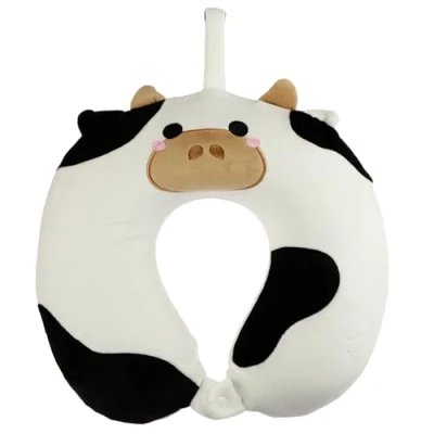 Image de Puckator Coussin Voyage Relaxeazzz Mémoire de Forme Cutiemals Vache