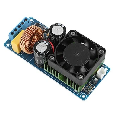 Image de Amplificateur de puissance numérique, 500W Mono Channel Subwoofer Audio Amplifier Board Class D Hi Fi Stereo Sound AMP Module for System DIY Speakers