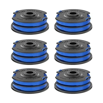 Image de Lot de 6 Bobine Rechange pour Greenworks G40LT, 8.3m X 1.65mm Tondeuse à Gazon 40V G40LT G40LTK2 G40LTK2x