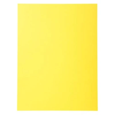 Image de Exacompta Réf. 420005E Carton de 5 paquets 100 chemises semi rigides Forever® 170 g/m2 100% recyclées et certifiées Ange Bleu dimensions 24 x 32 cm pour format A4 couleur jaune
