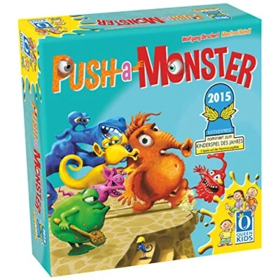 Image de Queen Games Push a Monster Jeu d&#039;adresse À partir de 5 ans 2 à 4 joueurs 15 minutes