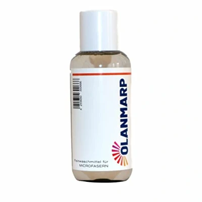 Image de Olanmarp lessive pour textiles délicats concentrée microfibres liquide le lavage à la main + en machine (100 ml, sans filet linge)