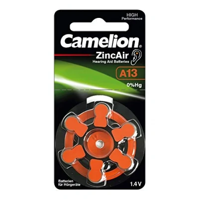 Image de Camelion A13 ZL 13 Set de 6 Piles
