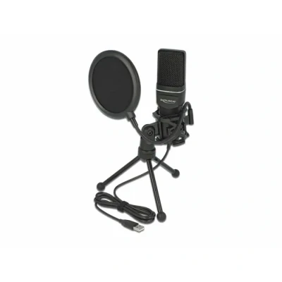 Image de Microphone USB DeLock 66331 Condensateur Unidirectionnel 20 Hz kHz