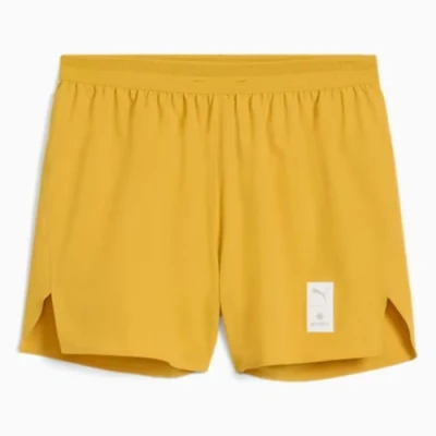 Image de Puma x Saysky Shorts de Course Dynamiques pour Hommes T. M, Noir et Jaune, Confort Optimal Performance