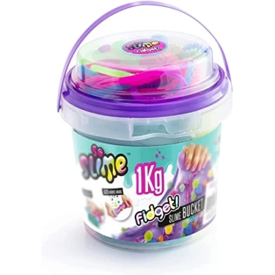 Image de So Slime ASMR Seau à coloré de 1 kg + Rangement et Jouets sensoriels