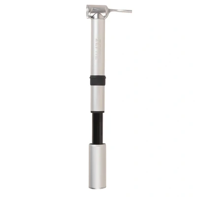 Image de ZEFAL Road Micro Mini Pompe pour Vélo de Route Schrader et Presta 7 Bar Cyclisme, Argent, 165mm