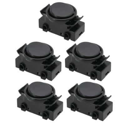 Image de Create idea 5X Interrupteurs à Bascule Encastrés OJ 336 2 A 250 V Adaptés Au Remplacement des pour Les Lumières de Cuisine Sous L&#039;unité Noir
