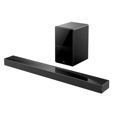 Image de TCL Q75H 5.1.2 canaux RayDanz Dolby Atmos &amp; DTS:X Barre de Son avec Caisson Basses sans Fil, Connexion Via HDMI 2.1 et BT 5.3