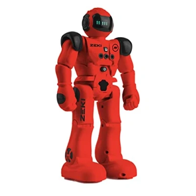 Image de NBots Zeki Robot Radio contrôlé avec Plusieurs Fonctions Fonction Demo, Mode Programmation, andine, Patine, Danse, Musique et contrôle du Volume lumières pour Les Yeux (NT10052)