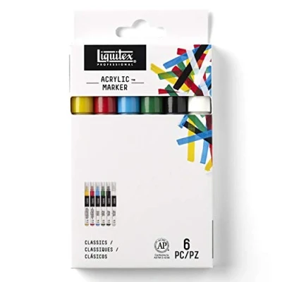 Image de Liquitex Marqueurs Pointe Fine Set de 6
