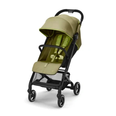 Image de Cybex Gold Poussette Beezy avec Harnais One Pull, de la Naissance à environ 4 ans (max. 22 kg), Compacte et Ergonomique, Nature Green (Vert)