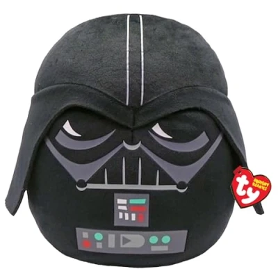 Image de Ty Star Wars Squis a boos Coussin Darth Vader 35 cm TY39356 Noir Dès 3 ans