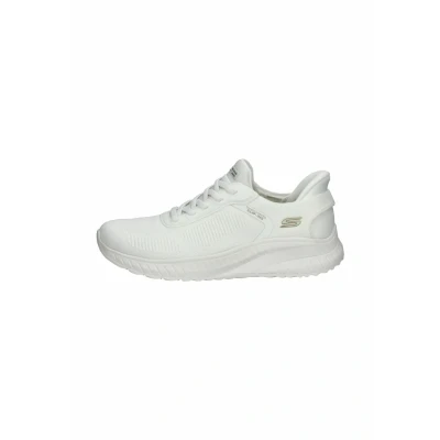 Image de Skechers Femme Bobs Squad Chaos Current Muse Basket, Blanc, 39.5 EU