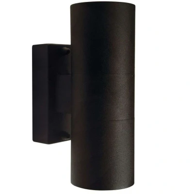 Image de Nordlux Spot terrasse Tin H17 cm IP54 Noir 17 Jaune