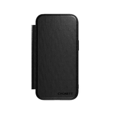 Image de Étui pour iPhone 16 Pro MagWallet avec Porte cartes et Fonction Support CYGNETT Noir