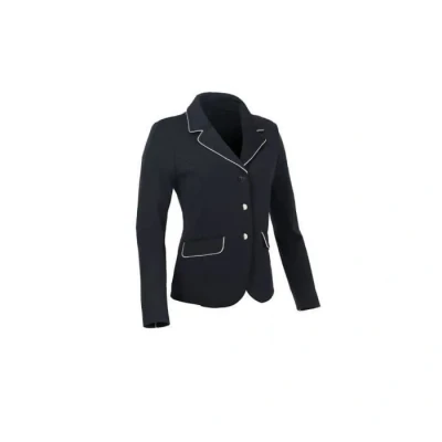 Image de EQUITHÈME Competition Jacket Soft Classic Bleu/Blanc 164
