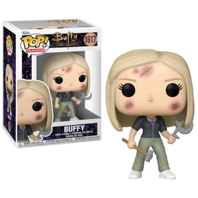 Image de Funko Pop! TV: BTVS Buffy Summers with Weapons The Vampire Slayer Figurine en Vinyle à Collectionner Idée de Cadeau Produits Officiels Jouets pour Les Enfants et Adultes TV Fans