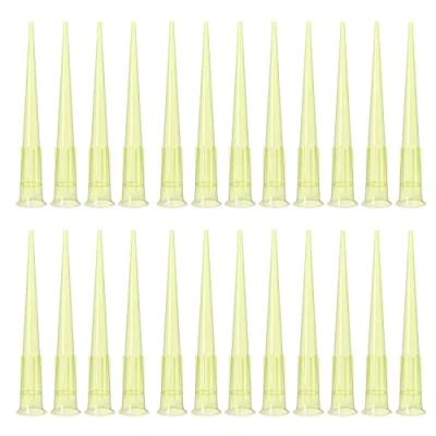 Image de Onilab pipette buse d&#039;aspiration 200 UL 1000 PCS transparent jaune laboratoire Universal plastique liquide polypropylène (PP) lavable automatiquement 200ul (1000 PCS)…