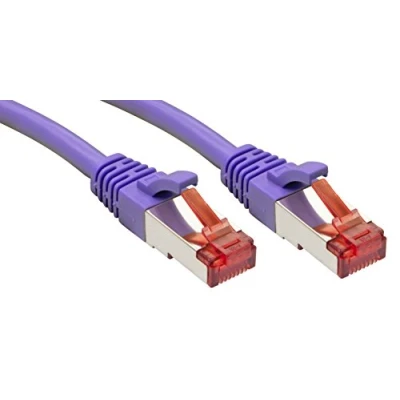 Image de Lindy RJ 45 Cat.6 S/FTP 10m câble de réseau Violet Cat6 (S STP) Neuf