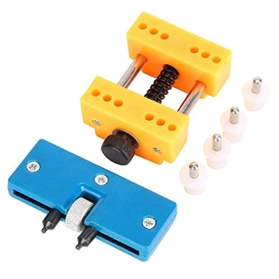 Image de MMOBIEL Watch Case Back Opener Adjustable Remover Screw Wrench and Holder Tool for Battery Replacing Repair