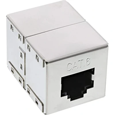 Image de INLINE Cat. 6 Accouplement câble patch 2x RJ45