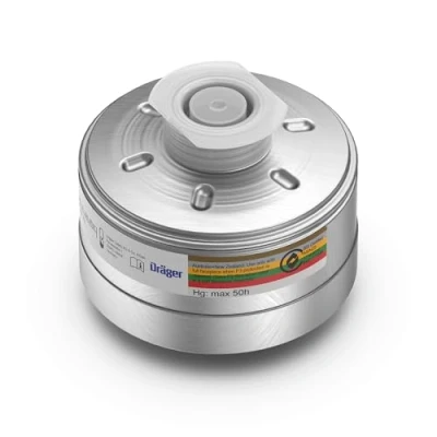 Image de Dräger protection respiratoire filtre combiné Rd40 1140 A2B2E2K1 Hg P3 R D