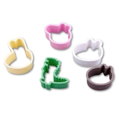 Image de Dr. Oetker 2954 5 emporte pièces Peppa Pig, pâtisserie, découpe pâte à biscuit, sucre, modeler, plastique, multicolore, 6,5 x 4,8 cm 5,2 5,1 5,5