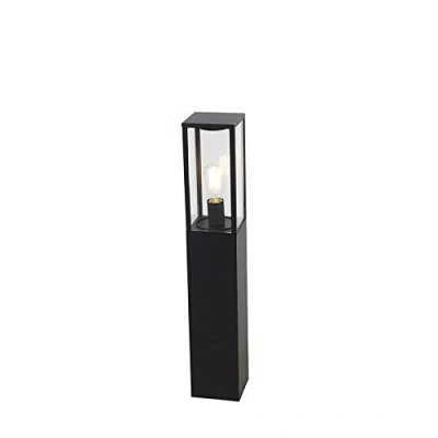 Image de Qazqa charlois Lampe sur pied extérieur 1 lumière L 14 cm Noir Rustique éclairage