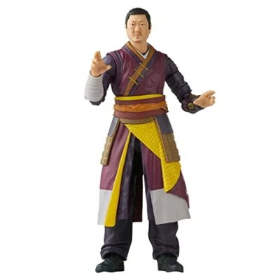 Image de Marvel Hasbro Legends Series Doctor Strange in The Multiverse of Madness, Figurine Marvel&#039;s Wong MCU de 15 cm, 4 Accessoires, pièce Build A Figure Multicolore F0369