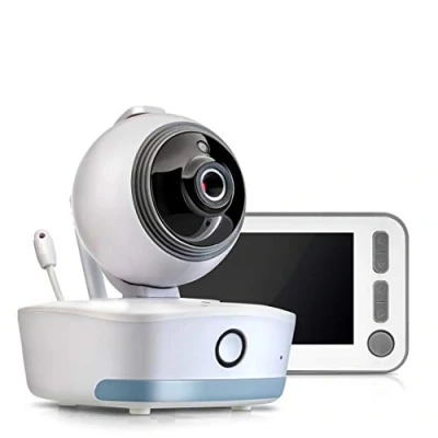 Image de Reer Babycam Xl Babyphone Vidéo avec Caméra de Vision Nocturne Suivi Mouvement Fonction Interphone Thermomètre Berceuses/Veilleuse 1 Unité 80440