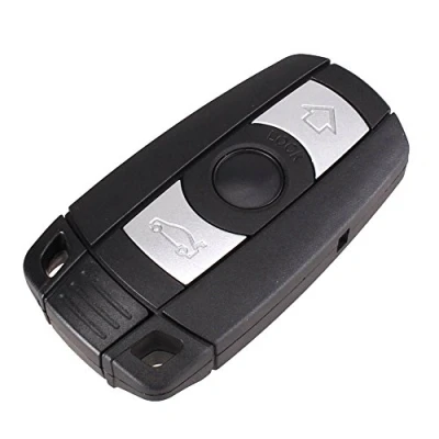 Image de Coque clé Compatible pour BMW Serie 1 3 5 6 M3 M5 X1 X5 X6 Z4 Boutons Plip télécommande avec Lame