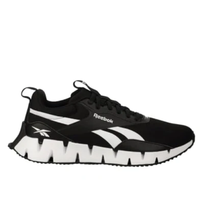 Image de Reebok ZIG Dynamica Unisex Chaussures de running neutres, Taille: 45, Core black/footwear white Tissu / matière synthétique