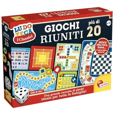 Image de Lisciani Giochi 89154 Ludoteca Riuniti Ensemble de Plus 20 Jeux société, en Couleurs