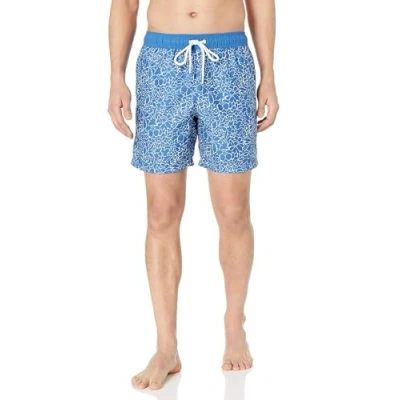 Image de Amazon Essentials Short de Bain à Séchage Rapide Entrejambe 18 cm Homme, Bleu Clair, XXL