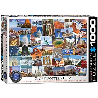 Image de EuroGraphics Totem Poles Puzzle, 6000 0750, Coloris Assortis, 48 x 68 cm