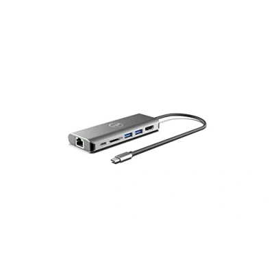 Image de MOBILITY LAB USB8014 Mini dock USB C 6 ports Transfert rapide de données Lecteur carte SD Prise HDMI Idéal pour votre Mac