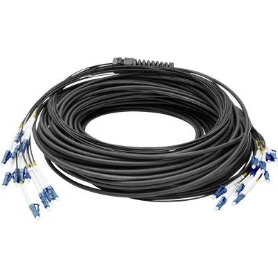 Image de Digitus Câble breakout fibre optique universel préassemblé, multimode OS2, 12 fibres, LC/UPC Neuf