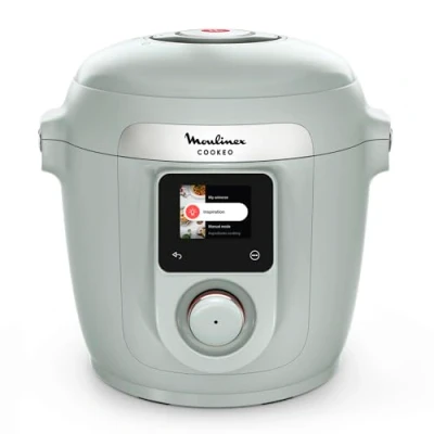 Image de Moulinex Cookeo Wifi 10 en 1, Multicuiseur intelligent haute pression, 10modes de cuisson, Rapide, Sans surveillance, Guide cuisson pas à pas, 6 L, CE96G310