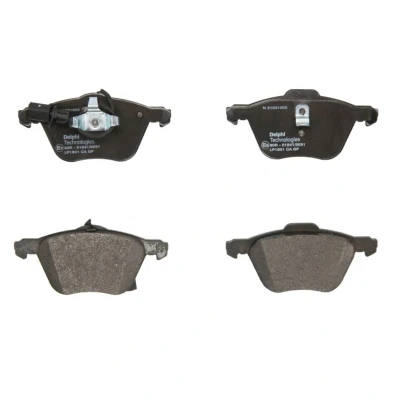 Image de DELPHI LP1801 Jeu de plaquettes frein contact signal d&#039;usure inclus avec tôle anti bruit sans accessoires VOLKSWAGEN: Sharan I