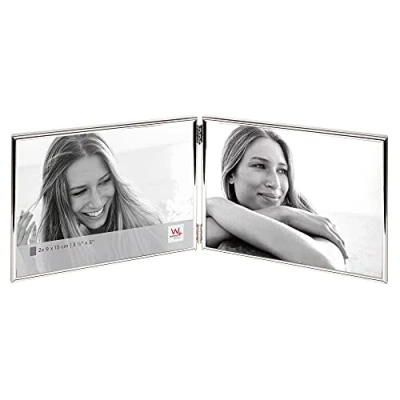 Image de walther design cadre photo argent 2X 9x13 cm Chloé Portrait Frame WD219VS